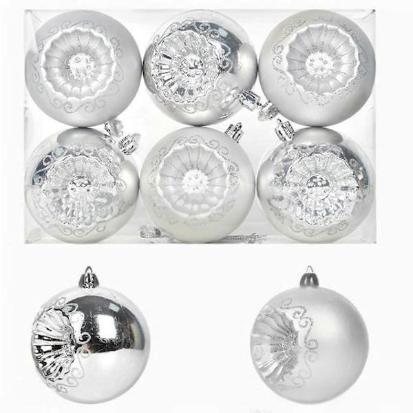 Julgranspynt 6-pack 8 cm Solrosjulkula Set