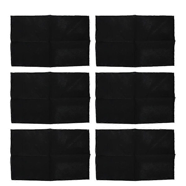 Kryssstingstoff Bomulls Håndstrikk Mesh Stoff 14 CT for DIY Broderi Teppe Tepper Laging Svart021 Modell 6 Ark YEMAA