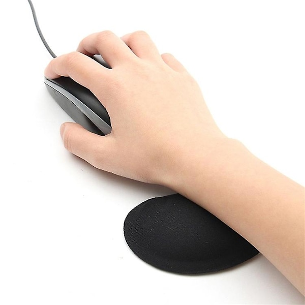 Komfort 3D handledsstöd Silikon Gel Handkudde Minnesskum Musmatta