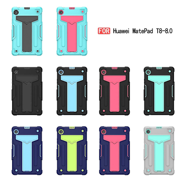 T-formet Holder Etui til Huawei MatePad T8