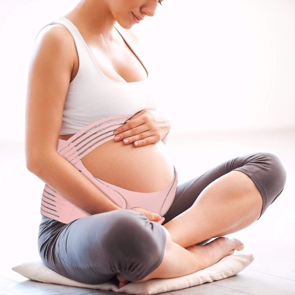 Raskaustukivyö Äitiysvyö Pehmeä venyvä hengittävä raskausvatsan nostotuki