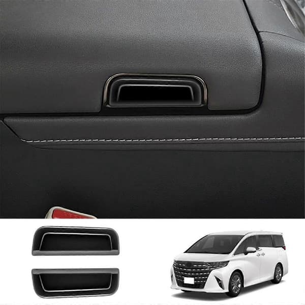 Til ALPHARD/VELLFIRE 40 Serie 2023+ Bil Forreste Armlænboks Switch Trim Patch Bil Interiør Tilbehør, A
