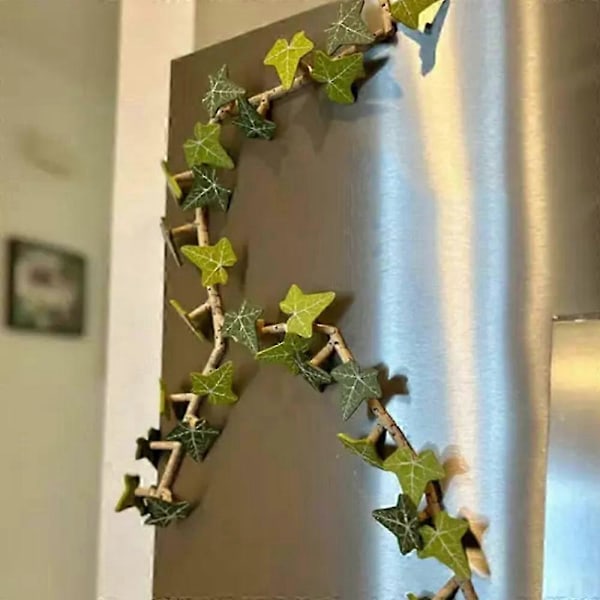 Ivy-jääkaappimagneetti nivellettyine varsiine, 3D-tulostettuja magneetteja jääkaappiin