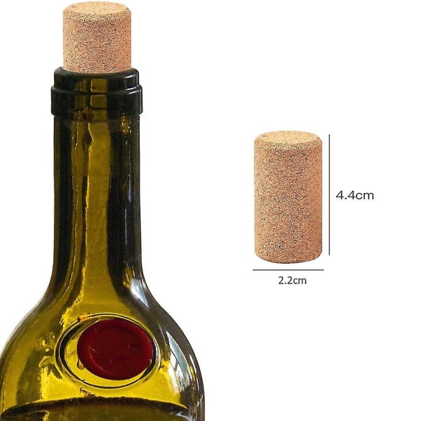 50 st Raka träkorkproppar,vinflaska korkproppar Vinkorkar för vinölflaskor, tätning