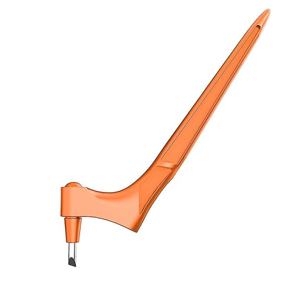 Käsityöleikkuutyökaluleikkuri 360 astetta pyörivä käsikäyttöinen paperinleikkaustyökalu oranssi 1kpl