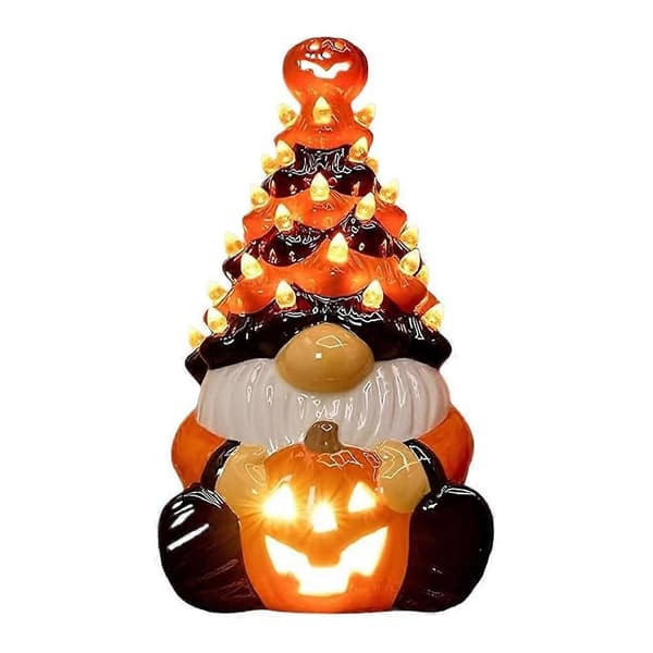 Halloween Dvärg Tomte Pumpalykta