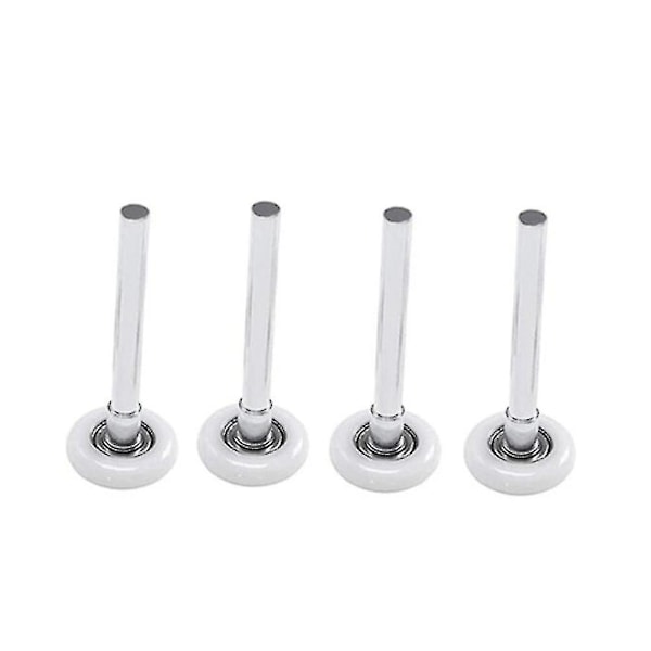 4 st tunga garageport rullar hjul boll förseglad lager 105mm 2 tum nylon & stål hjul