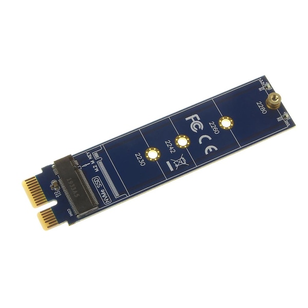 Pcie X1 -sovitinkorttiadapteri 2230 2242 2260 2280 M.2:lle M Key N:lle