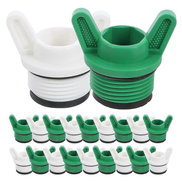 20 stk Utskiftbare Slangeplugger Hage Slange Stopper Plast Slange End Plugger Rørforsyning