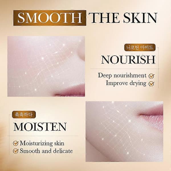 SADOER 70% Risessens Serum - 30ml Hyaluronsyre & Niacinamid 2pcs