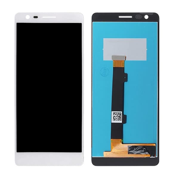 TFT LCD-skærm til Nokia 3.1 med digitaliseringsenhed, fuld samling (sort)