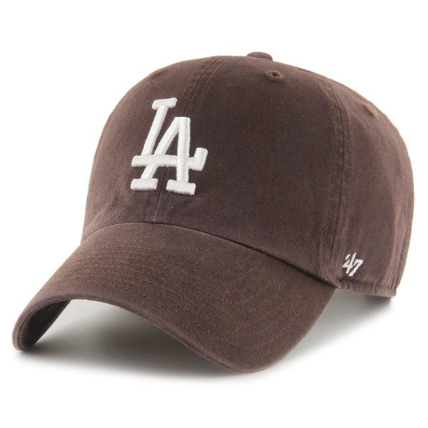47 Brand Strapback Cap - CLEAN UP Los Angeles Dodgers ruskea