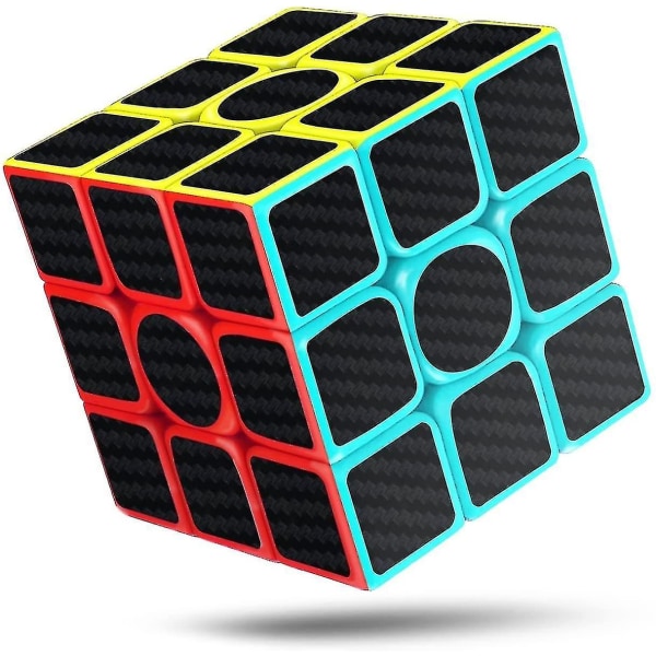 Speed ​​Cube, Speed ​​Cube for barn, glatt karbonfiberkube, pedagogiske leker 5,5*5,5 cm