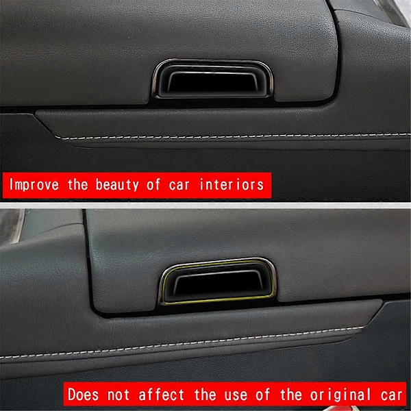 Til ALPHARD/VELLFIRE 40 Serie 2023+ Bil Forreste Armlænboks Switch Trim Patch Bil Interiør Tilbehør, A