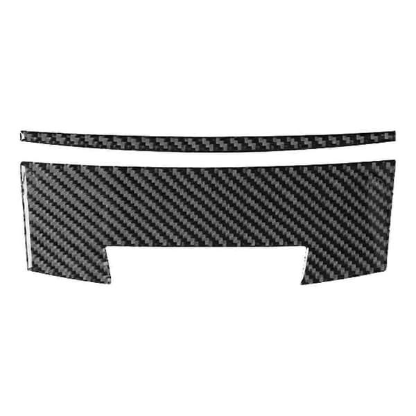 2 st kolfiber inredning central förvaringsbox lock trim för Accord 2013-2017