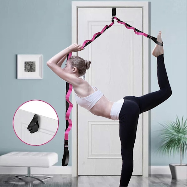 Pidentynyt 12-osainen vastusnauha Pilates-venytysvetohihna joogalle