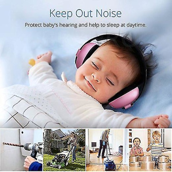 Green Baby Noise-proof Earmuffs Children Baby Noise-proof Earmuffs