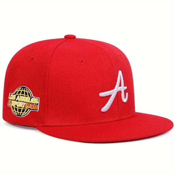 Los Angeles Broderi Baseball Caps - Stilig Hip Hop Snapback Hatt med Justerbar Solskjerm for Menn og Kvinner