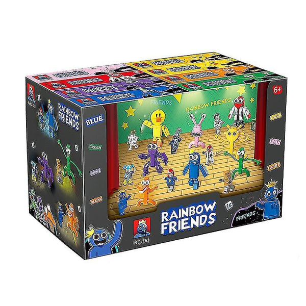 Roblox Rainbow Friends Dörrar Byggstenar Figur Montera Modell Tegelstenar Leksaker Barn Present