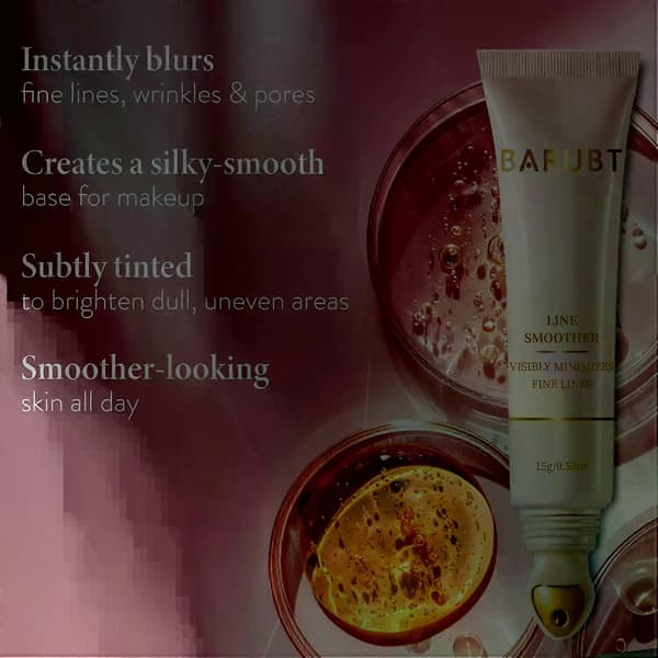 Line Smoother Ansigtsprimer Målrettet Fine Linjer & Poreminimerende Makeupbase, Hudfarvende 1pc