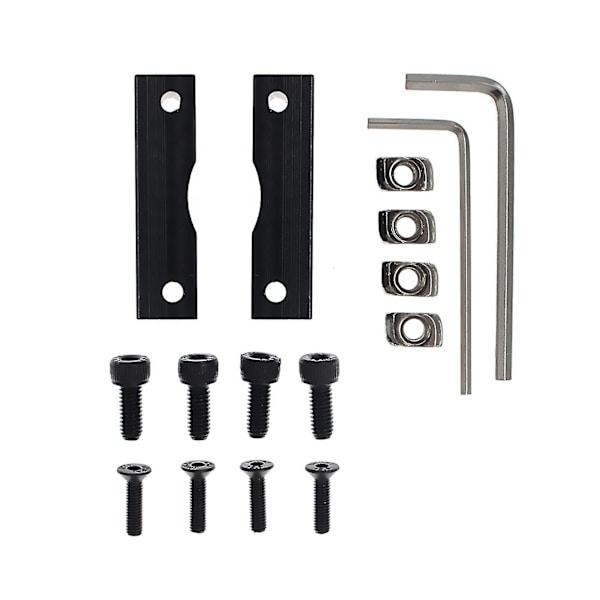 Aluminiumlegering Z-axel Stepper Motor Mount Block 3D-skrivaruppgraderingssats 3D-skrivar Z-axel Stepper Fast Rack Med Muttrar Skruvar Kompatibel Med Cr-10/cr1