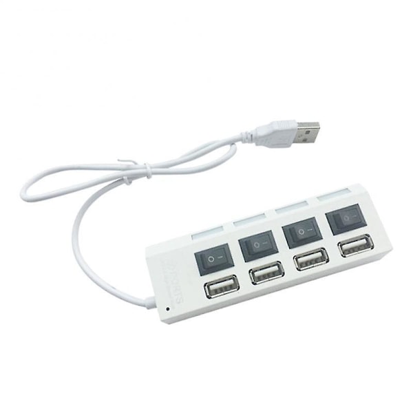 2022 Hot Usb Hub 3.0 Hub  Multi Usb Splitter Strømadapter 4/7 Port Multipel Expander 2.0 Med Afbryder Til Pc Tilbehør