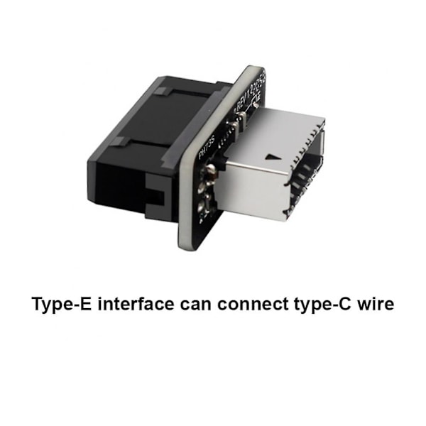 Motherboard Internt USB 3.0 20pin/19p Header Til Type-e A-key USB 3.1 20 Pin Adapter Til Type C Frontpanel Chassis Bracket