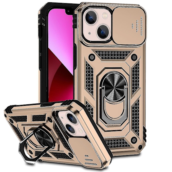 Sliding Camshield Holder Phone Case For Iphone 14