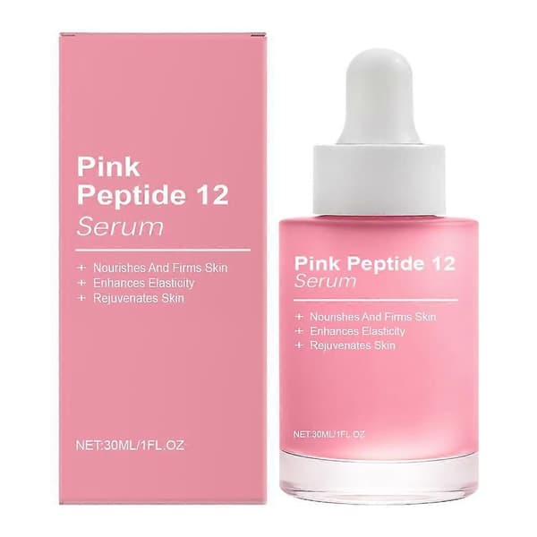Rosa Peptid 12 Glød Ansiktsserum - 30ml 3pcs