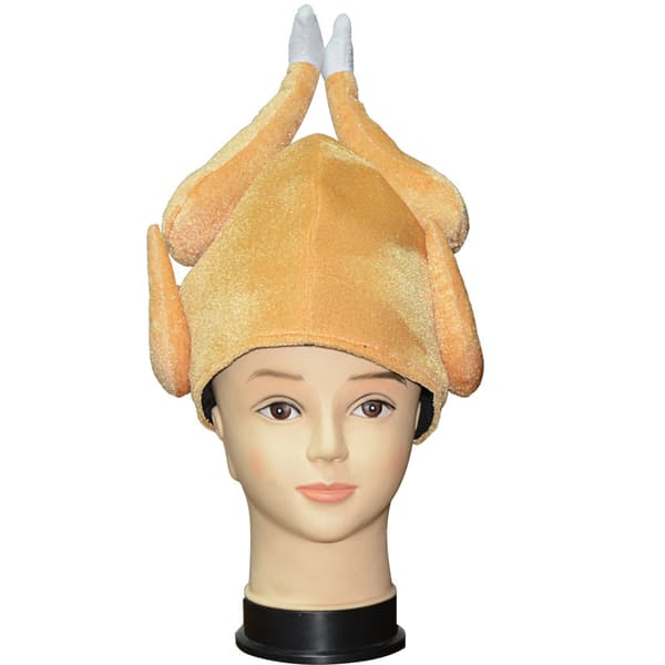 Hatt med kalkun-drumstick til Thanksgiving