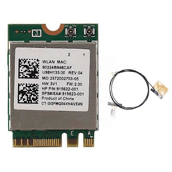 Trådløst Netværkskort RTL8822BE 802.11AC 2.4G/5GHz WiFi Bluetooth 4.1 NGFF Trådløs Adapter M.2 WIF