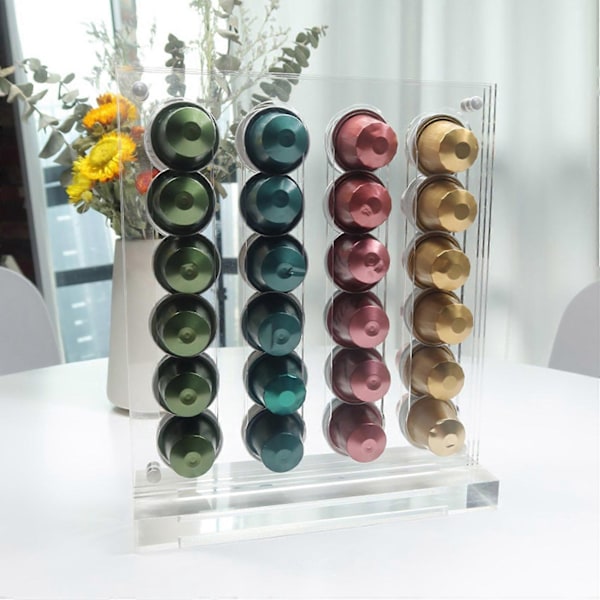 Akryl Kaffepodholder for OriginalLine, Kaffe Kapsler Oppbevarings Skuffeholder & Organizer (40