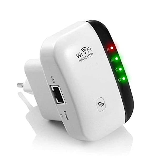 WiFi-signalförstärkare (Räckviddsförlängare) — Vit