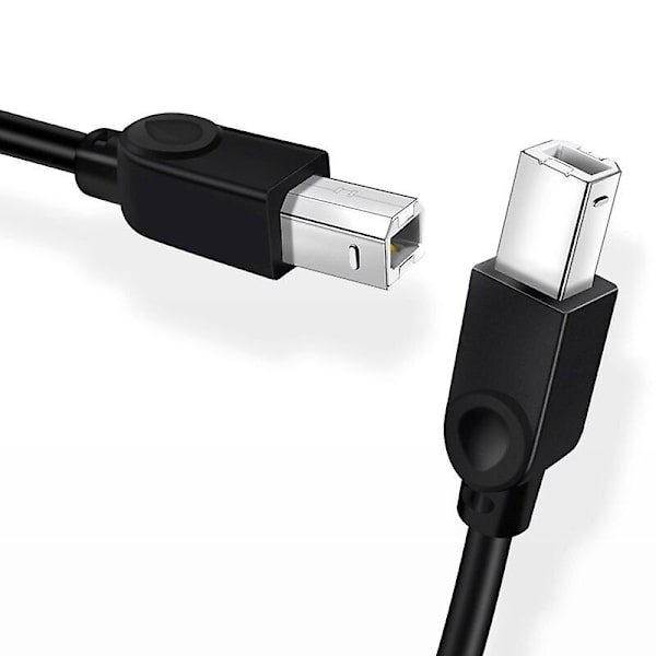 0,5 m/1 m/1,5 m/ /5 m/10 m Usb-skrivarekabel Hög hastighet A till B Hane till hane Usb-skrivarekabel Datasynkronisering för 3d-etikettskrivare