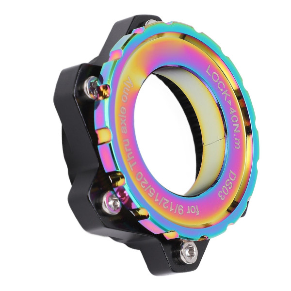 Meijun Centerlock til 6 Bolt Adapter Låsering Aluminium Legering Aksel Nav Adapter til Gennem Aksel Nav Multifarvet