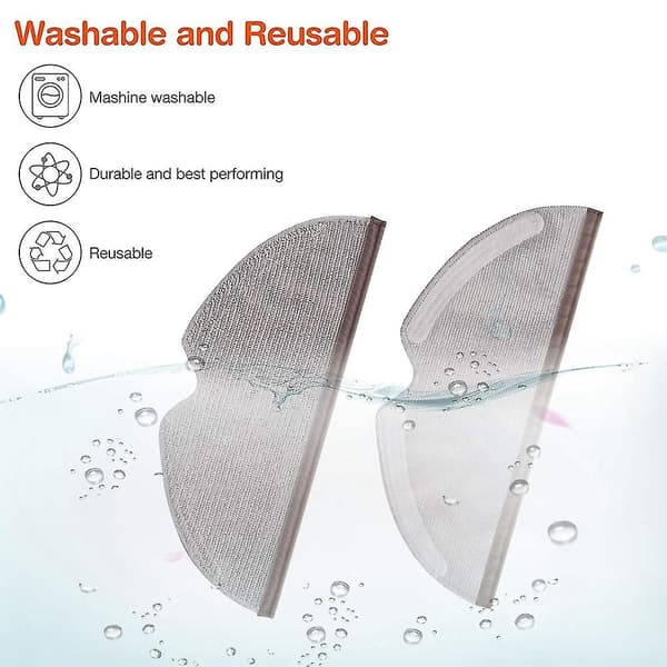 6 stk Full Coverage Moppkluter for Xiaomi Roborock S5 S50 S51 S55