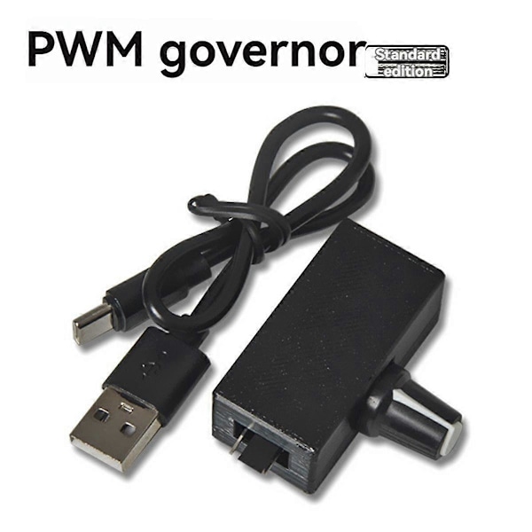 PWM-nopeussäädin 4-napainen tuulettimen nopeussäädin USB TYPE-C virtalähde DIY vesijäähdytysjäähdytys