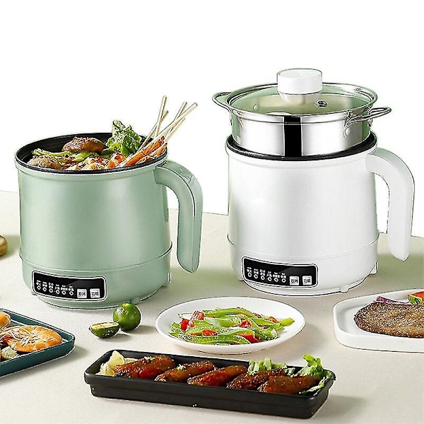 Multifunktionel Elektrisk Kogemaskine Enkelt / Dobbeltlags Hot Pot Mini Elektrisk Riskogegryde Non-stick Pander