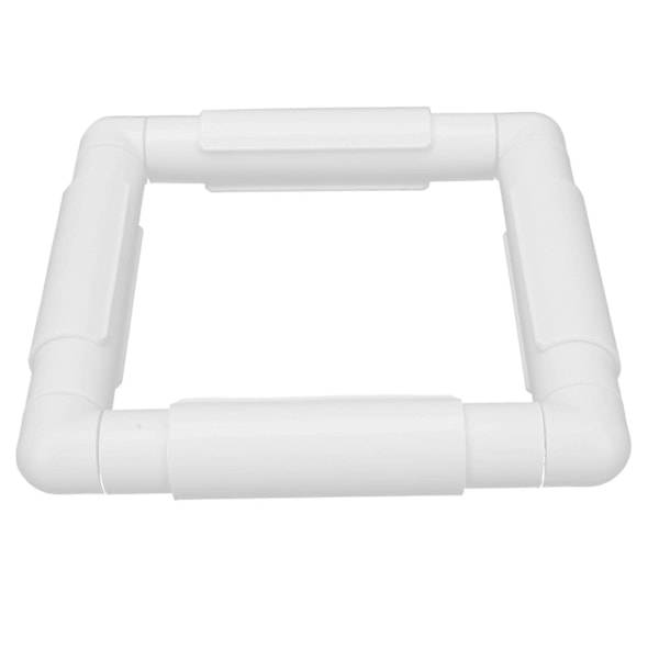 Broderingsramme for krysssting, firkantet, plast, klipsramme, DIY-håndverk, håndholdt syverktøy, 15,2 x 15,2 YEMAA