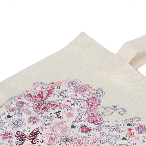 Diamantmålning Väska Kit Canvas Väska Resin Strass Handgjord Återanvändbar Konst Handväska (BB009) YEMAA