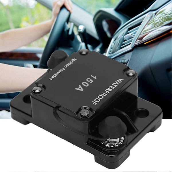 Sikringsautomat med automatisk nulstilling, vandtæt, DC12-24V HT-608 150A YEMAA
