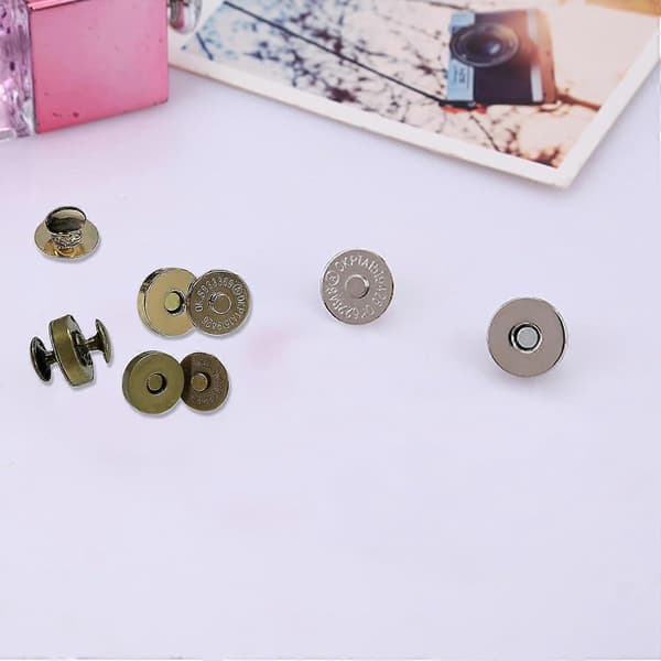 40 Magnetiske Knapper, 18mm Magnetiske Trykknapper