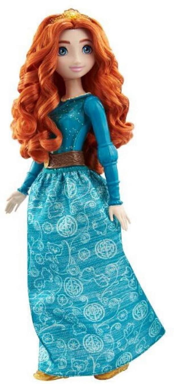 Mattel - Disneys Prinsessdocka Merida [SAMLAROBJekt] Pappdocka USA-import