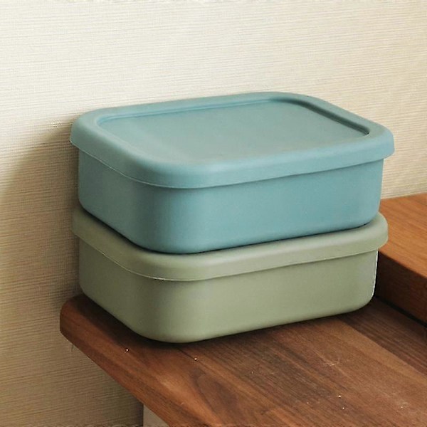 Hållbar Lunchbox i Silikon för att Hålla Maten Fräsch - Praktisk Värmebeständig Lunchlåda för Hemmet
