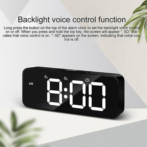 XM905 Multifunktionel LED Elektronisk Vægur