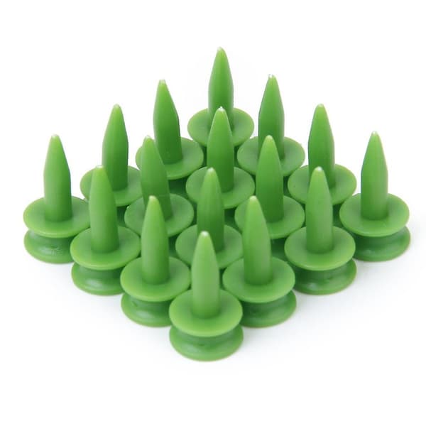 100 stk Dobbeltlags Grønne Golf Tees 23mm