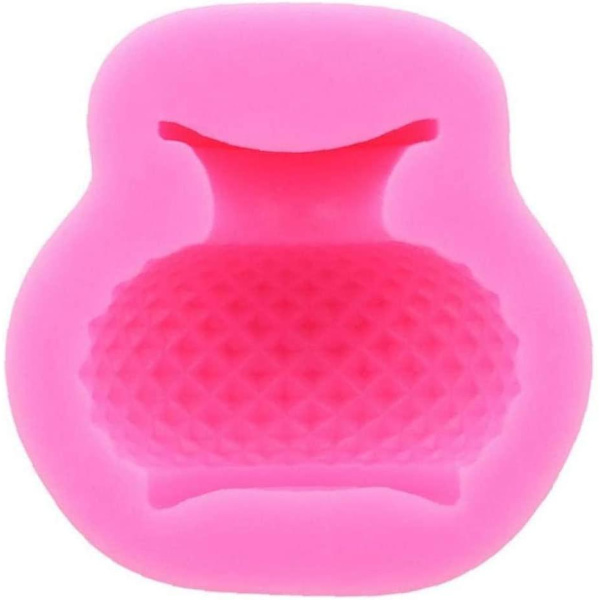 Kageform Blomster Vase Form Kreativ Silikonform DIY Dekoration 3D Fondant Kage Chokolade Form Håndlavet Ler Harpiks Håndværk Værktøjer Gave (pink1pc)