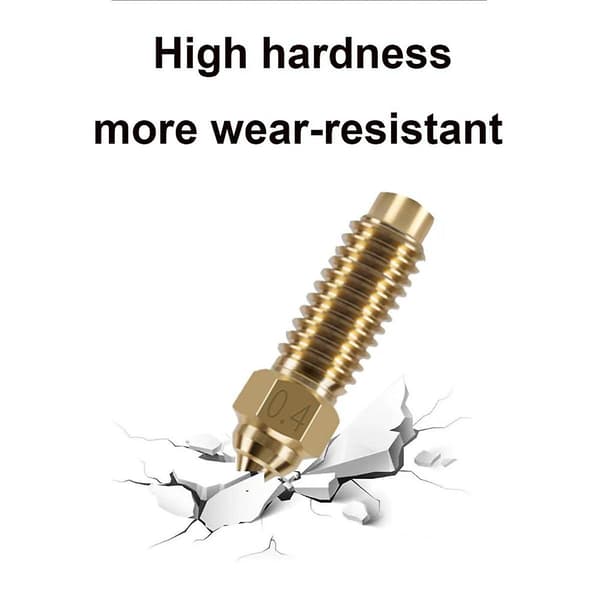 5 stk Vulkan-dyse for Neptune 4 Max/Plus Ekstruderdyse Skriverhode Dyser Hotend Ekstruder