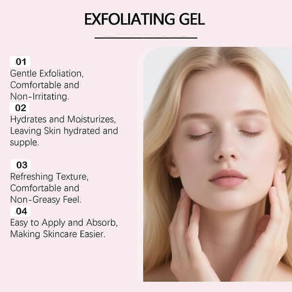 1-3X Peonypeelinggel SKÅNSOM EKSFOLIERING OG LYSNING 2pcs