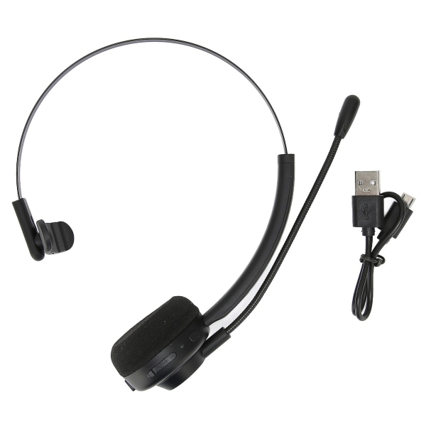 Bluetooth Trucker Headset Støjreducerende trådløse hovedtelefoner med mikrofon til hjemmekontorvirksomhed